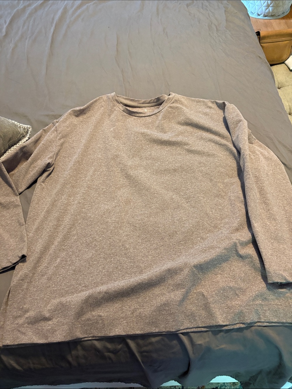 Lou & Grey Women's Long-Sleeve Tunic Top - Brown Heather
